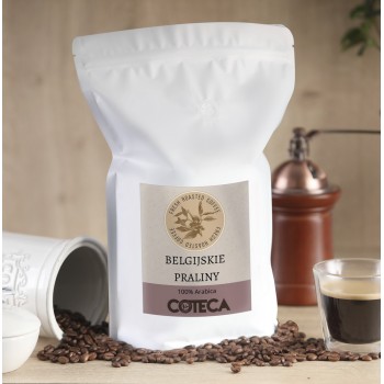 Kawa ziarnista  smakowa Belgijskie praliny 1kg
