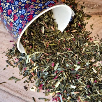 Herbata zielona smakowa Sencha Sycylijska Cytryna